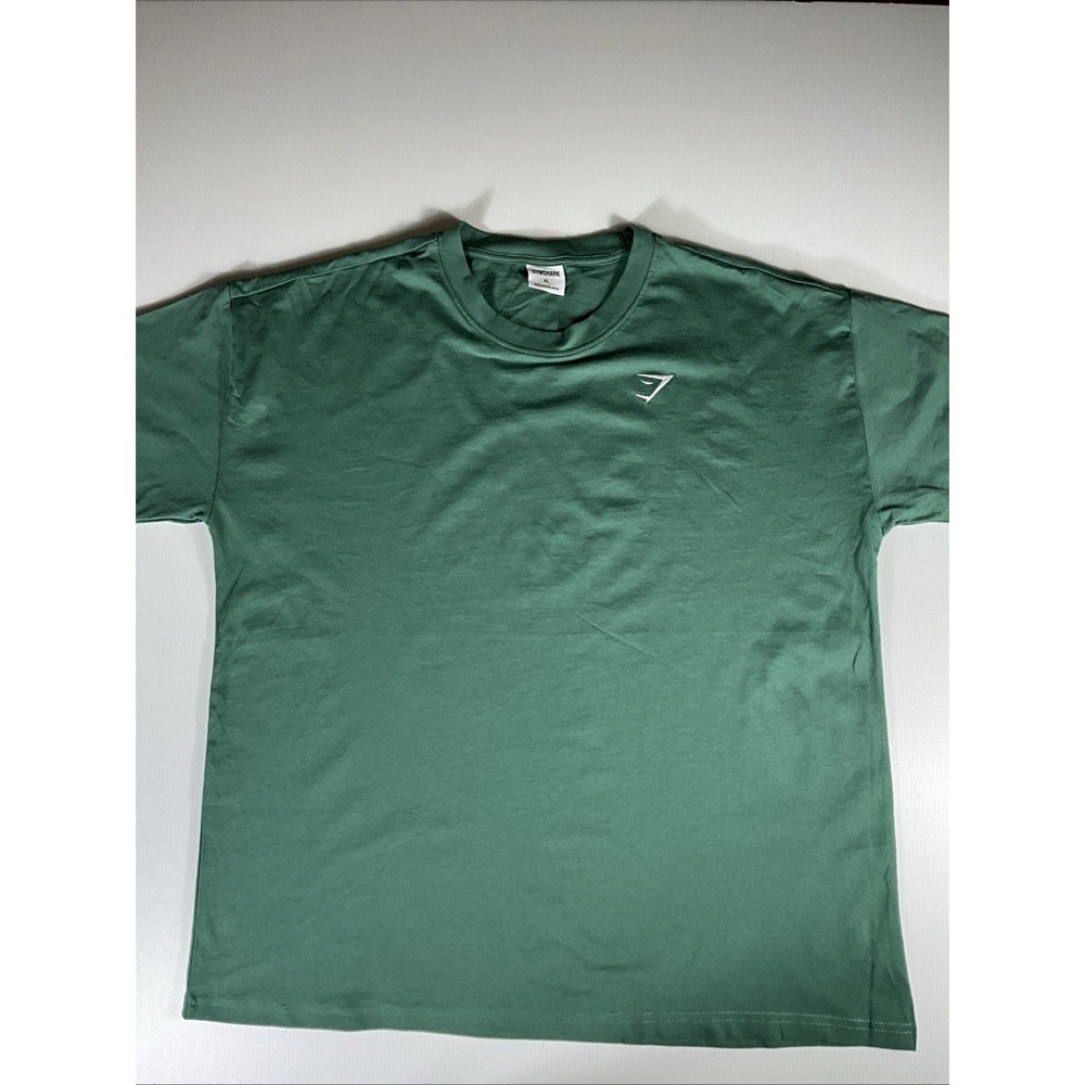 Gymshark Green Men's T Shirt Size Xl Logo Casual Crew Neck Gym Casual